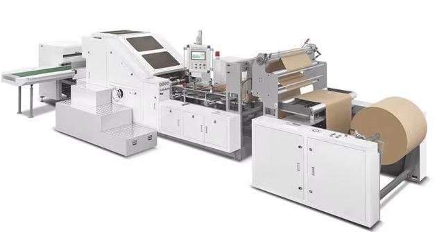 Automatic Paper Shopping Bag Making Machine with Flexo Printing