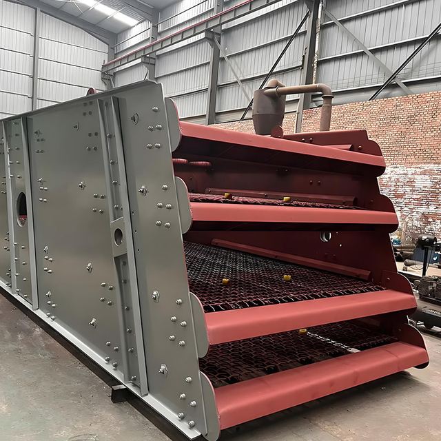 Electricity Powered Circular Motion Vibrating Screen In Plant Performance