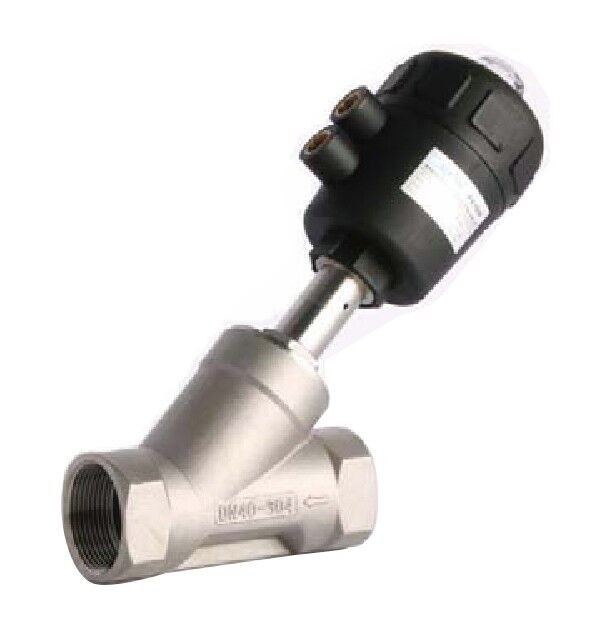 DN10 ~ 80 PV100 2 / 2 Way Angle Seat Globe Valve For Gases / Steam
