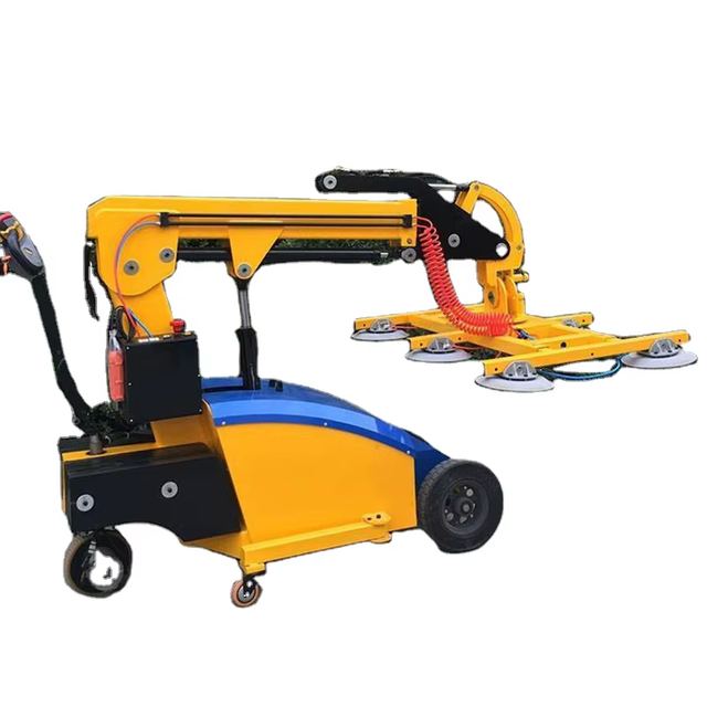 New CE Certified Full Electric Glass Vacuum Suction Robot with Strong Suction and 1 Year Warranty for