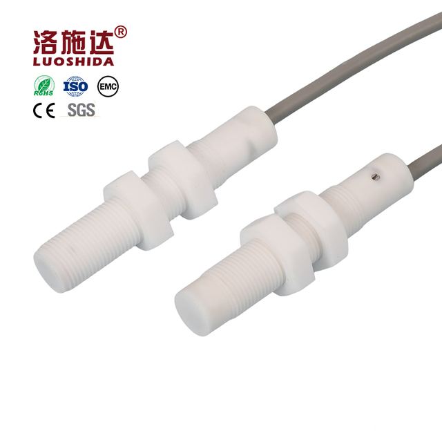 Capacitive Proximity Sensor PTFE Shell M12//M30 2-30mm Detection IP67 PNP/NPN NO/NC LED Indicator