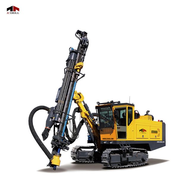 JC660 Integrated Hydraulic DTH Drilling Rig For Open Pit Mining And Quarry Blasting