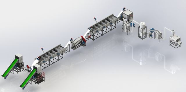 Waste Plastic Film Recycling Machine