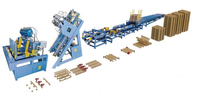 Wood Pallet Making Machine / Machine To Make Wood Pallet