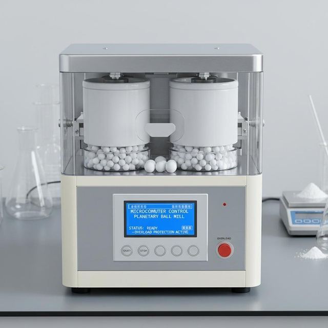 LCD Planetary Ball Mill with Zirconium Oxide Balls