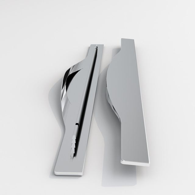 Lightweight Furniture Profile Aluminum Kitchen Edge Cabinet Door Handles