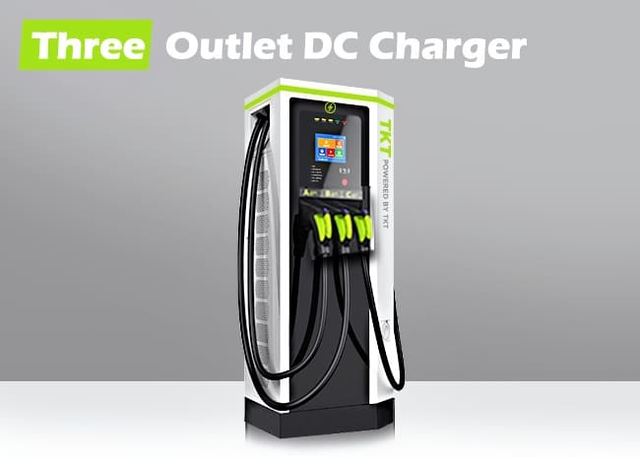 Three Outlet Level 3 EV Charger (90-240kW)