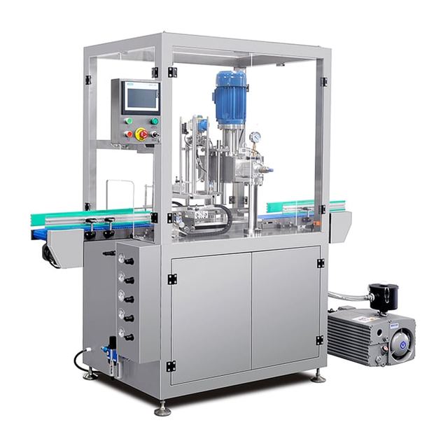Vacuum and Infill Nitrogen Can Seaming Machine