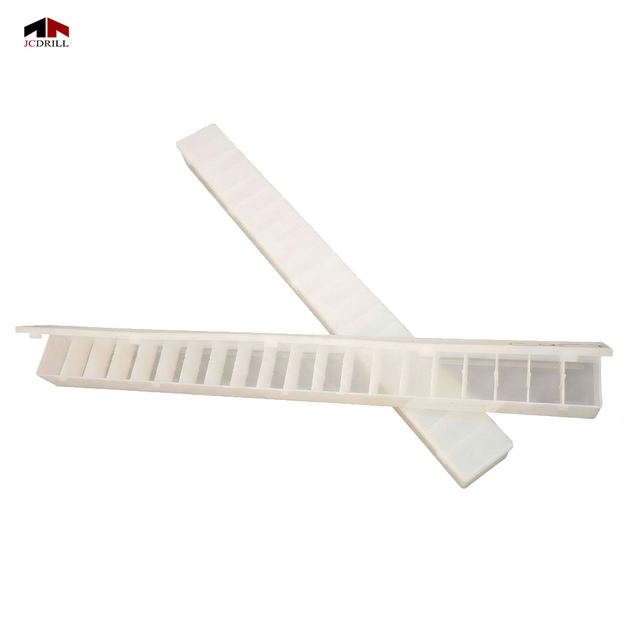 PP Rock Chip Tray with 10 Compartments for Mining Samples Injection-Molded