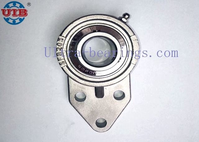 3 Bolt Stainless Steel Flange Bearing Housing SSUCFB205 Anti Corrosion
