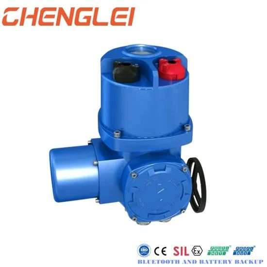 Low Temperature -60ºC Quarter Turn Electric Valve Actuator with ISO5210 Thrust Flange and JB2920 Torque Type