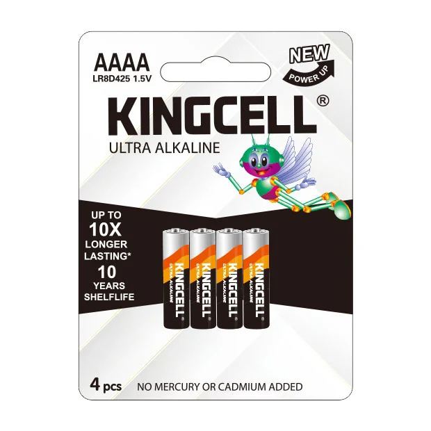 Ultra+ Alkaline series Battery LR8D425 AAAA 1.5V 4PCS/Card