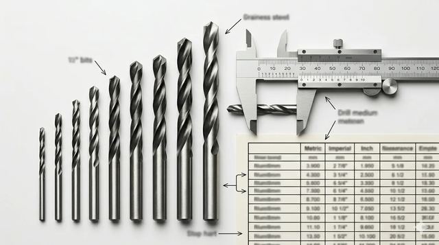 How to Read a Drill Bit Size Chart: Beginner’s Guide