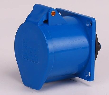 3 Pin 32A Industrial Concealed Socket 220v Three-Phase Industrial Waterproof Socket