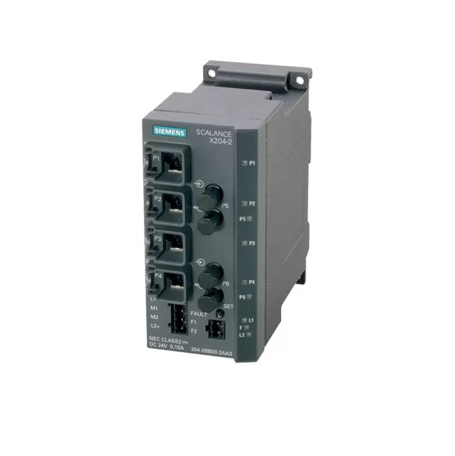 Siemens New In Stock 6GK5204-2BB10-2AA3 FS 14 SCALANCE X204-2 Managed Ethernet Switch