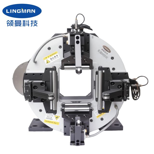 F175E Four Claw Double Action Chuck Groove Claw Pulling Material -110 Flange Reducer Left Horizontal