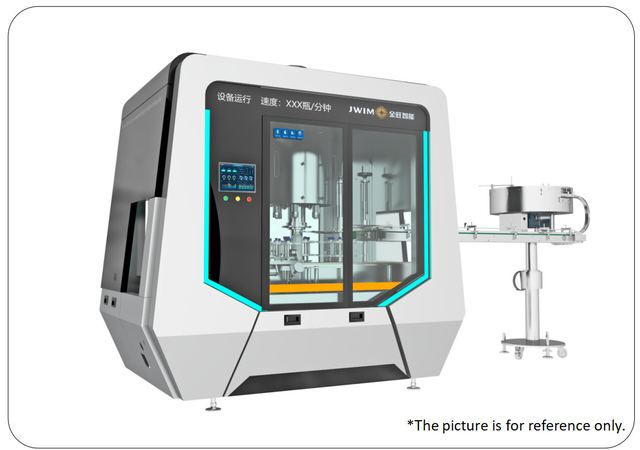 6500 BPH Rotary Bottle Automatic Capping Machine 80ml-1000ml With 6 Capping Heads
