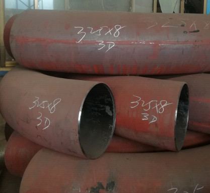 Black Painting Metal Carbon Steel 90 Degree Pipe Bend 3D ASTM A234 Wpb