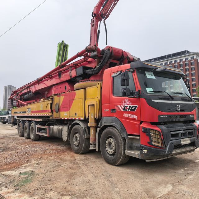 Used 2022 SANY 67M Concrete Pump on Volvo Chassis