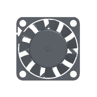 CCHV Small DC Axial Fan 40X40X10MM (11 Impellers)