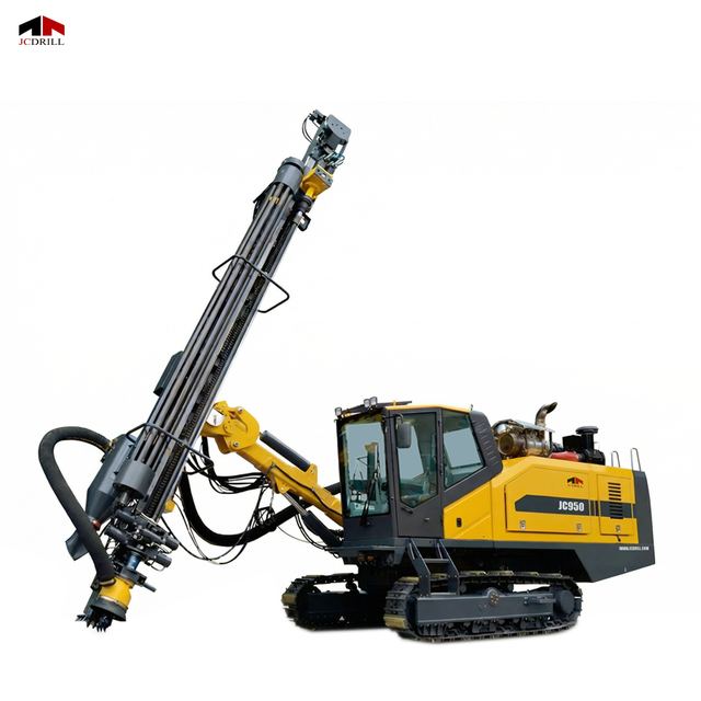 JC950 CUMMlNS Diesel Fully Hydraulic DTH Rock Blasting Drilling Rig for Geological and Mineral Exploration