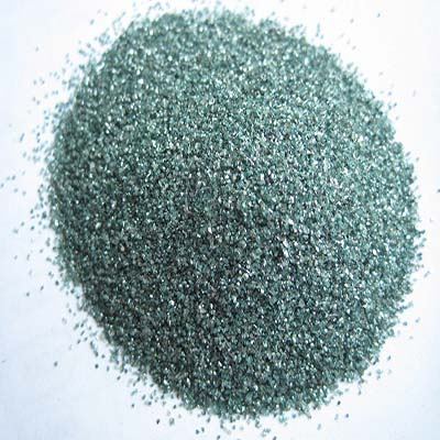 Green silicon carbide powder