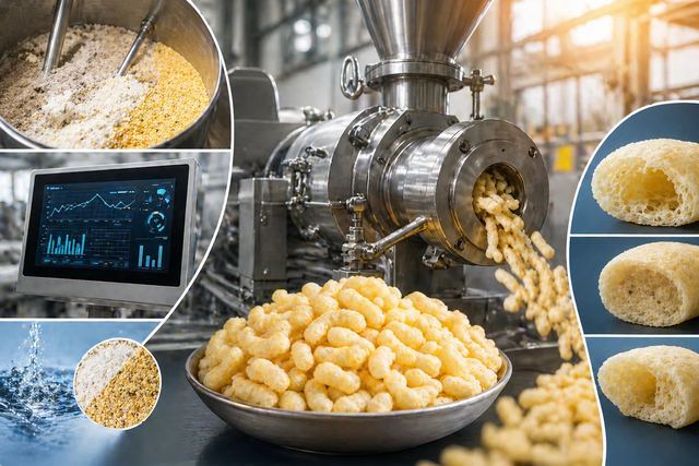 Mastering Puff Snack Quality: Why Raw Material Mixing and Moisture Control are the Real Game Changers