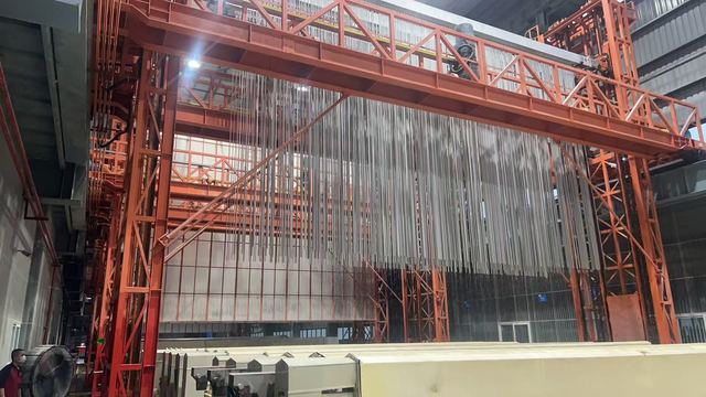 Conductivity Anodizing Tank Vertical Anodizing Production Line for Aluminum Profiles