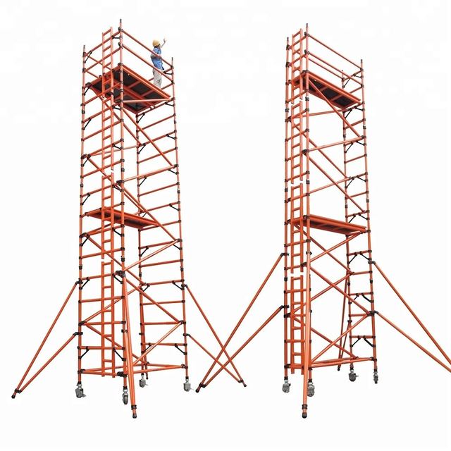 Non Conductive Insulated Scaffolding 2.8mm Thickness For Building Construction
