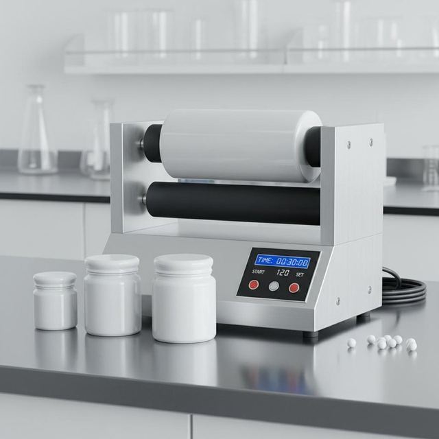 Planetary Ball Mill with 1μm Fineness & Stainless Steel Jars
