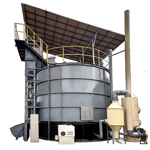 Vertical Fermentation Tank for Organic Waste Aerobic Composting