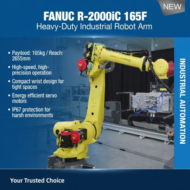 Fanuc R-2000ic/165F 6 Axis Industrial Material Handling Palletizing Robotic Arm