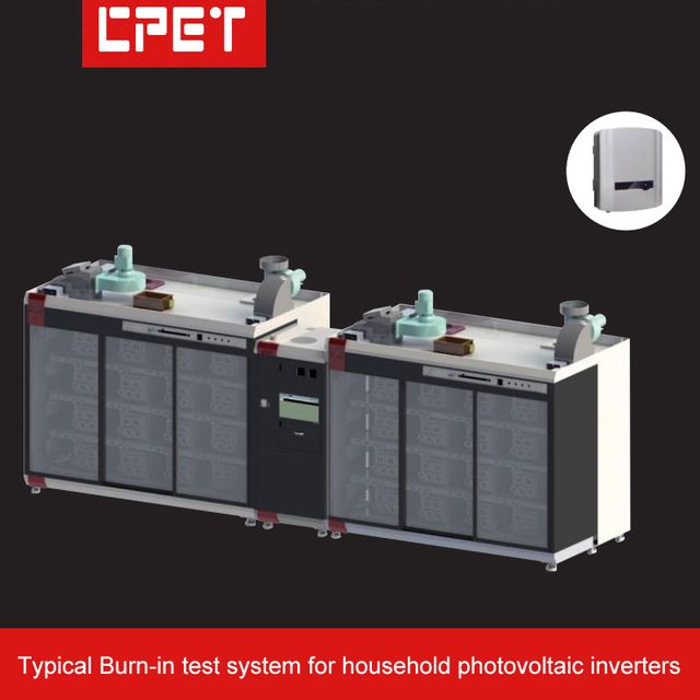 16 Bits/Cabinet Burn-in System for Photovoltaic Inverters