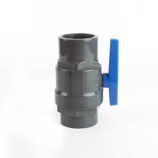 Supply OEM/ODM Professional ABS Plastic Handle Two Piece PVC Ball Valve for Agricultural Irrigation