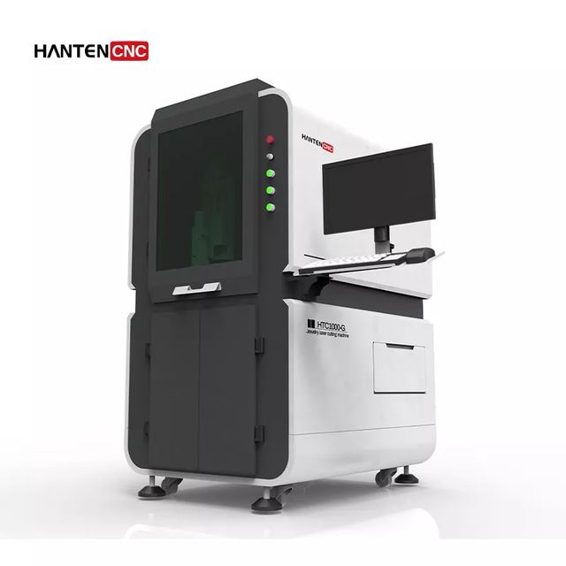 CNC Fiber Jewelry Laser Cut Machine For Metal Sheet