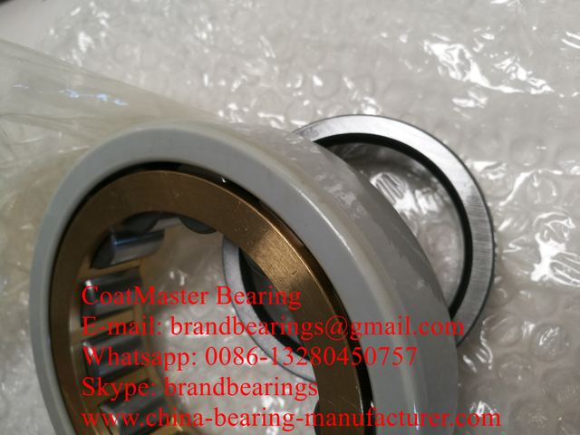 High Speed Electrically Insulated Bearings NJ312 ECM/C4VA301 with Brass cage
