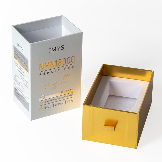 Paperboard Drawer Style Gift Box Packaging With Sponge Linner Custom Size