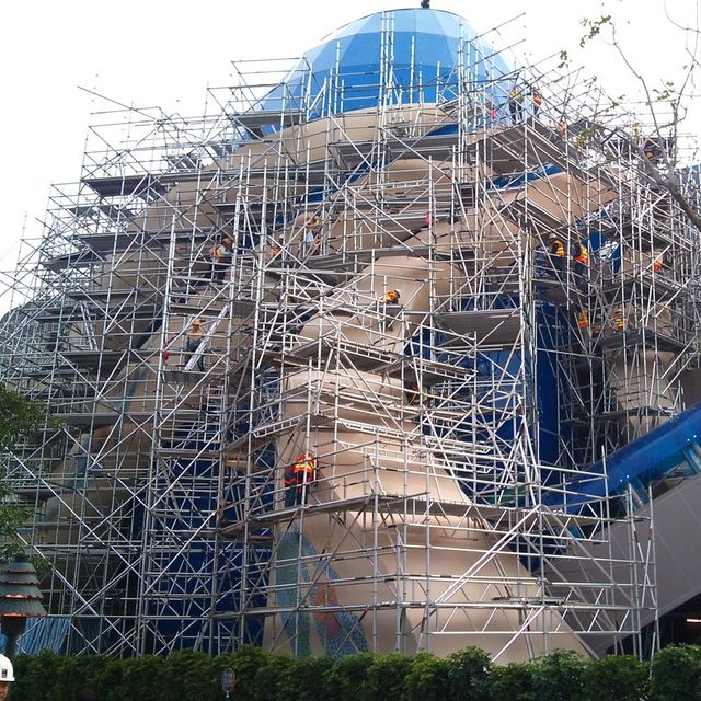 50.8MM Diameter Aluminium Alloy Scaffolding Lightweight For Complex Engineering