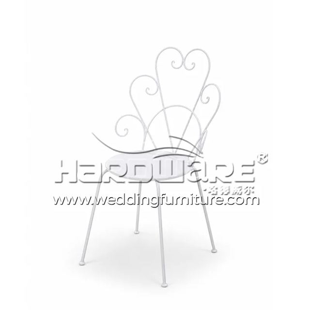 Metal Industrial Restaurant Chair for Garden Weddings