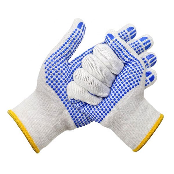 PVC Dotted Cotton Gloves
