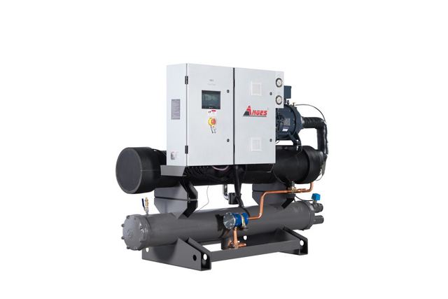 60hp Water-cooled Screw Type Chiller Use For Plastic Machine