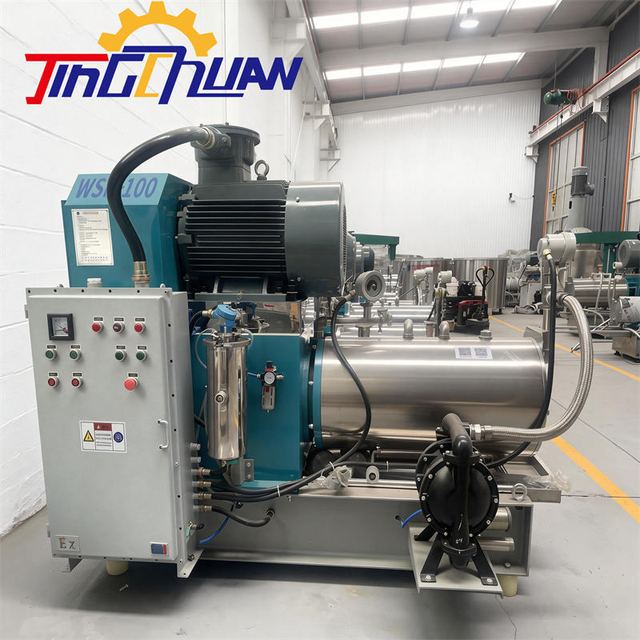 5L to 300L Turbine Disc Wet Bead Mill Machine Stainless Steel PLC Control