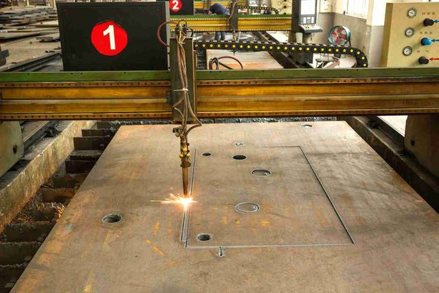 Embedded Punching Laser Cutting Steel Plate for Building Material Applications