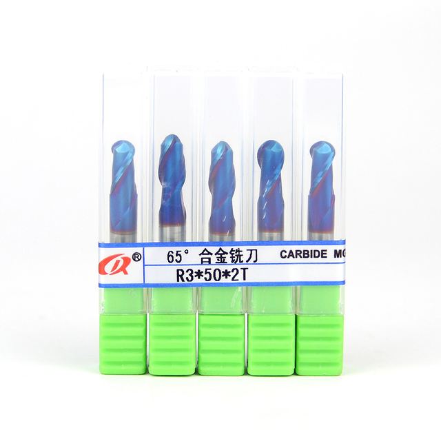 1/4" 6mm Ball Nose End Mill Hrc65 For Heated Mold Steel