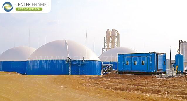 Pig Manure Biogas Project in India: GFS Tanks and CSTR Process Solution