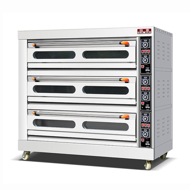 ASL3-9D Electric Bread Oven 3 Deck 9 Trays