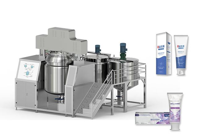 Hydraulic Lifting Toothpaste Making Machine