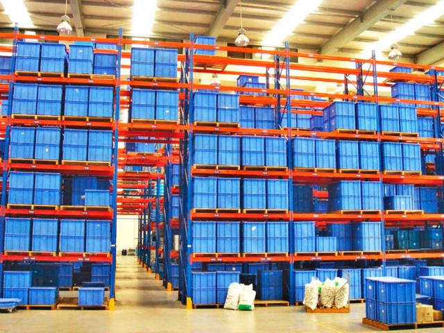 Adjustable Conventional Heavy Duty Pallet Racking For Industrial Warehouse