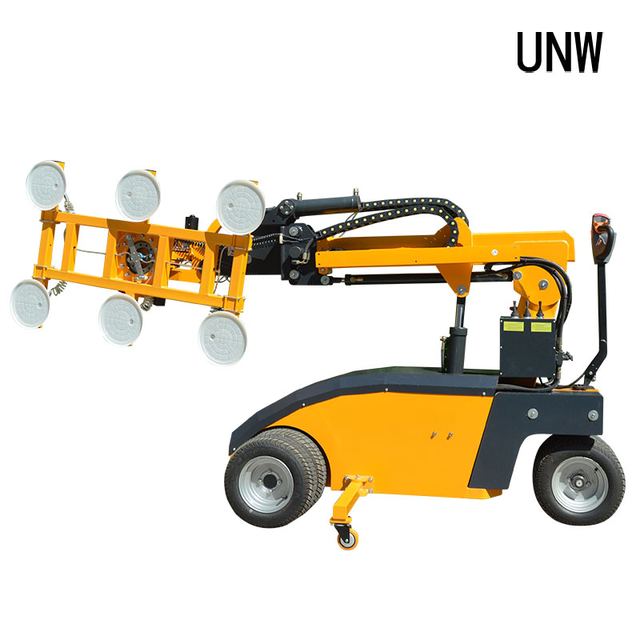 Outdoor Use Hydraulic Vacuum Glass Lifter with All Terrain Wheels