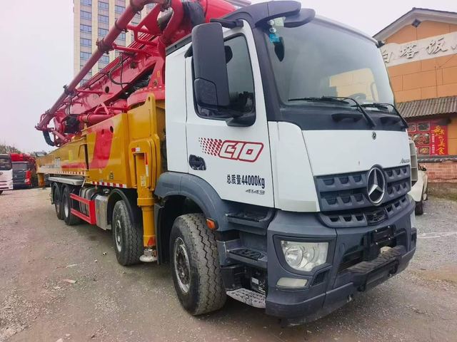 2021 SANY 65M Truck Mounted Concrete Pump on Mercedes-Benz Chassis